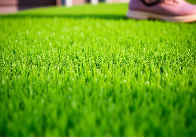 Fresh green sod installation in progress, showing neatly laid rolls of new grass, ready for growth.